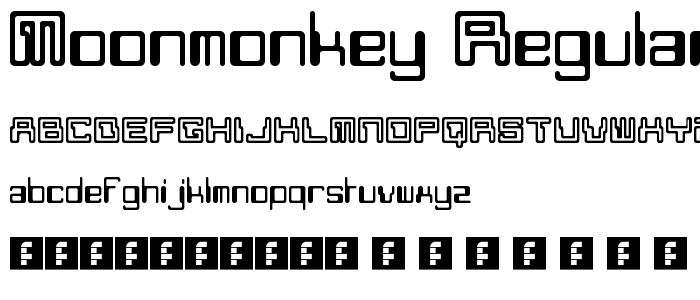 Moonmonkey Regular font